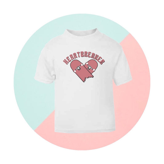 Heartbreaker Valentine Retro Short Sleeve T-shirt